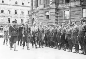 Inspected: Count Helldorff visits an SA-Sturm, 1933