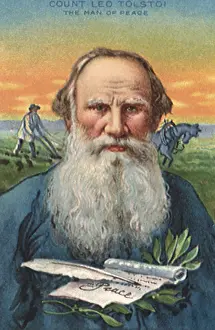Novelists: Count Leo Tolstoi the man of peace