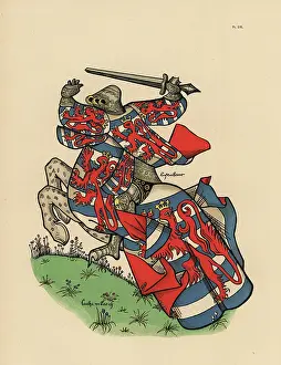 Rampant: Count of Luxembourg, Comte de Luxembourg