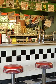 Yakima: Counter And Stools At Museum Soda