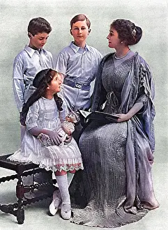 Duggan: Countess Curzon with her children
