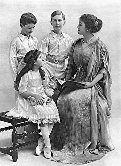 Duggan: Countess Curzon with her children