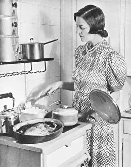 Volunteering: Countess of Drogheda cooking during WWII