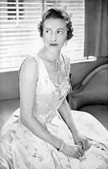 Bedchamber: Countess of Leicester in her Coronation outfit