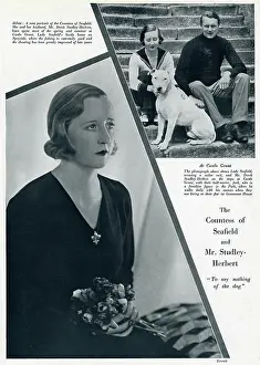 Peerage: Countess of Seafield by Madame Yevonde