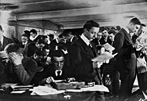 Helpers: Counting of the referendum in Upper Silesia, 1921