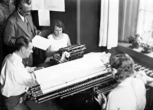 Electoral: Counting of votes at the Berlin electoral office