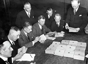 Ballot: Counting of votes after the Prussian Landtag elections, 1932