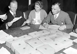Counted: Counting of votes after the Reichstag election, 1932