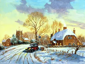 The Kevin Walsh Nostalgia Collection: Country inn at Christmas