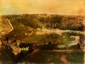 Occupies: Country Landscape, by Degas