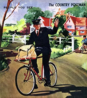 Look & Learn Nursery Material: The Country Postman
