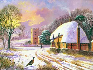 The Kevin Walsh Nostalgia Collection: Country snow scene