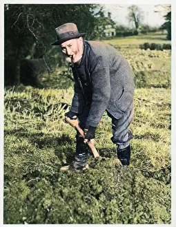 Yokel: Countryman digging