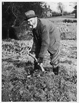 Yokel: Countryman digging