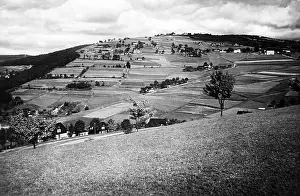 Sparsely: Countryside in Saxony, 1928
