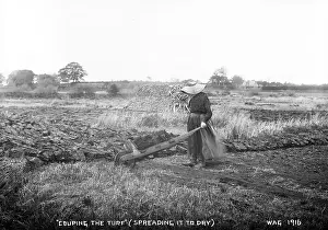 Barrow: Couping the Turf (Spreading It to Dry)