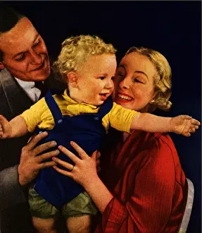 Lovingly: Couple and Baby