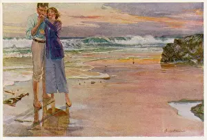 Passionate: COUPLE ON BEACH 1904