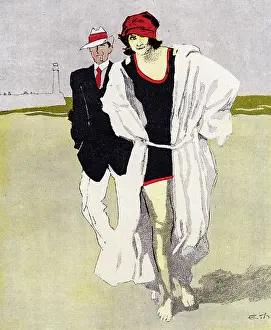 Eduard Thony (ghost Contributor): COUPLE ON BEACH