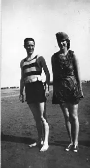 Swimsuits: Couple on a beach, Fregene