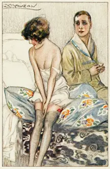 Giggling: COUPLE ON BED/MAUZAN