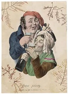 Drinkers: COUPLE BOOZING 1823