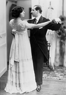 Cotillion: Couple at the cotillion, 1909
