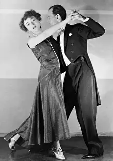 Tango: Couple while dancing tango, 1929