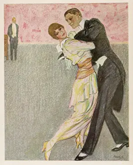Argentino: Couple dancing the Tango Argentino