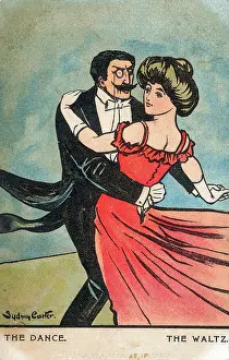 Vigorous: A Couple Dancing The Waltz