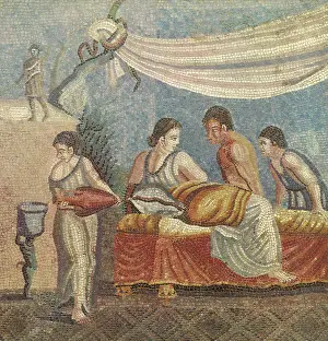 Eroticism: Couple on daybed