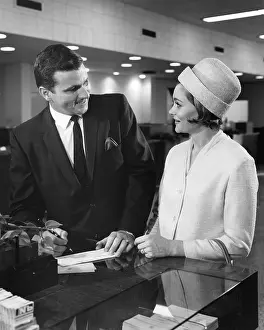 Receipts: Couple Doing Their Banking