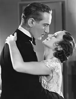 Flirtatious: Couple embracing