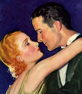 Barclay: Couple Embracing