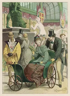 Bathchair: Couple at Exhibition
