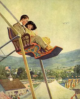 Ferris: Couple on Ferris Wheel