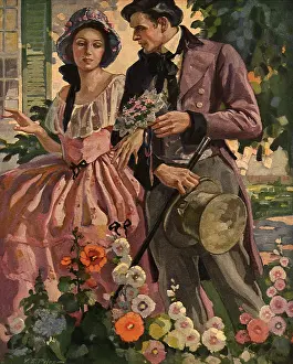 Pyles: Couple in Garden