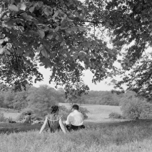 Picnicing: Couple On Hampstead Heath