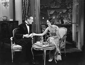 Opulence: Couple having an intimate evening