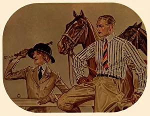 Leyendecker: Couple with Horse