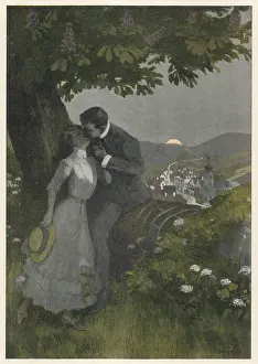 Restraint: Couple Kiss - Moonlight