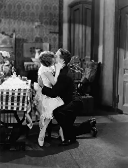 Intent: Couple kissing passionately