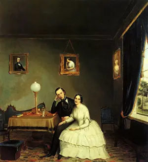 Biddle: Couple in Lamplight