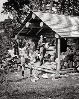 Assiniboine: Couple Living Vacationing Off the Grid in Log