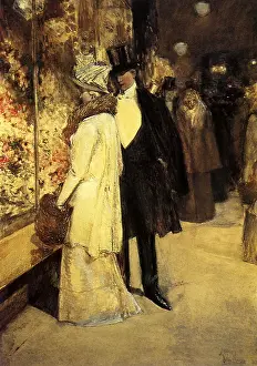 Childe: Couple Looks in Window