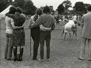 Shirley Baker: Couple at outdoor dog show
