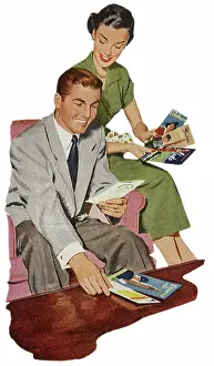 Brochures: Couple Plans Vacation