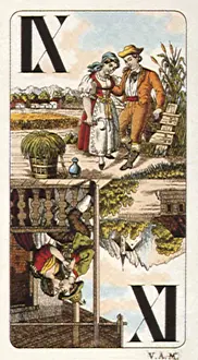 Wagering: Couple on Playing Card