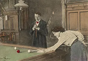 Concentrates: Couple Plays Pool